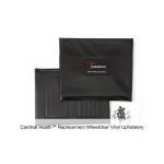 Cardinal Health™ Replacement Wheelchair Vinyl Upholstery, Black, 16IN width