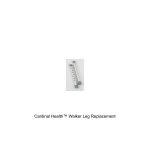 Cardinal Health™ Walker Leg Replacement, 8 Holes