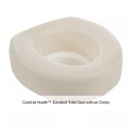 Cardinal Health™ Elevated Toilet Seat without Clamp, 4.5IN, 300LB