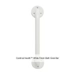 Cardinal Health™ White Finish Bath Grab Bar, 12IN, 300LB