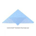 Cardinal Health™ Sterilization Wrap Single Layer, SMS Polypropylene, CH200, Blue, 24 x 24IN
