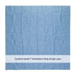 Cardinal Health™ Sterilization Wrap Single Layer, SMS Polypropylene, CH200, Blue, 40 x 40IN
