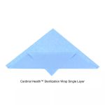 Cardinal Health™ Sterilization Wrap Single Layer, SMS Polypropylene, CH300, Blue, 30 x 30IN