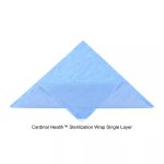 Cardinal Health™ Sterilization Wrap Single Layer, SMS Polypropylene, CH400, Blue, 54 x 54IN