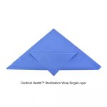 Cardinal Health™ Sterilization Wrap Single Layer, SMS Polypropylene, CH600, Blue, 48 x 48IN