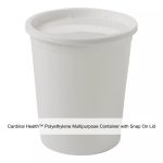 Cardinal Health™ Polyethylene Multipurpose Container with Snap On Lid, 16OZ