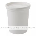 Cardinal Health™ Polypropylene Multipurpose Container with Snap On Lid, 32OZ