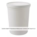 Cardinal Health™ Polyethylene Multipurpose Container with Snap On Lid, 86OZ