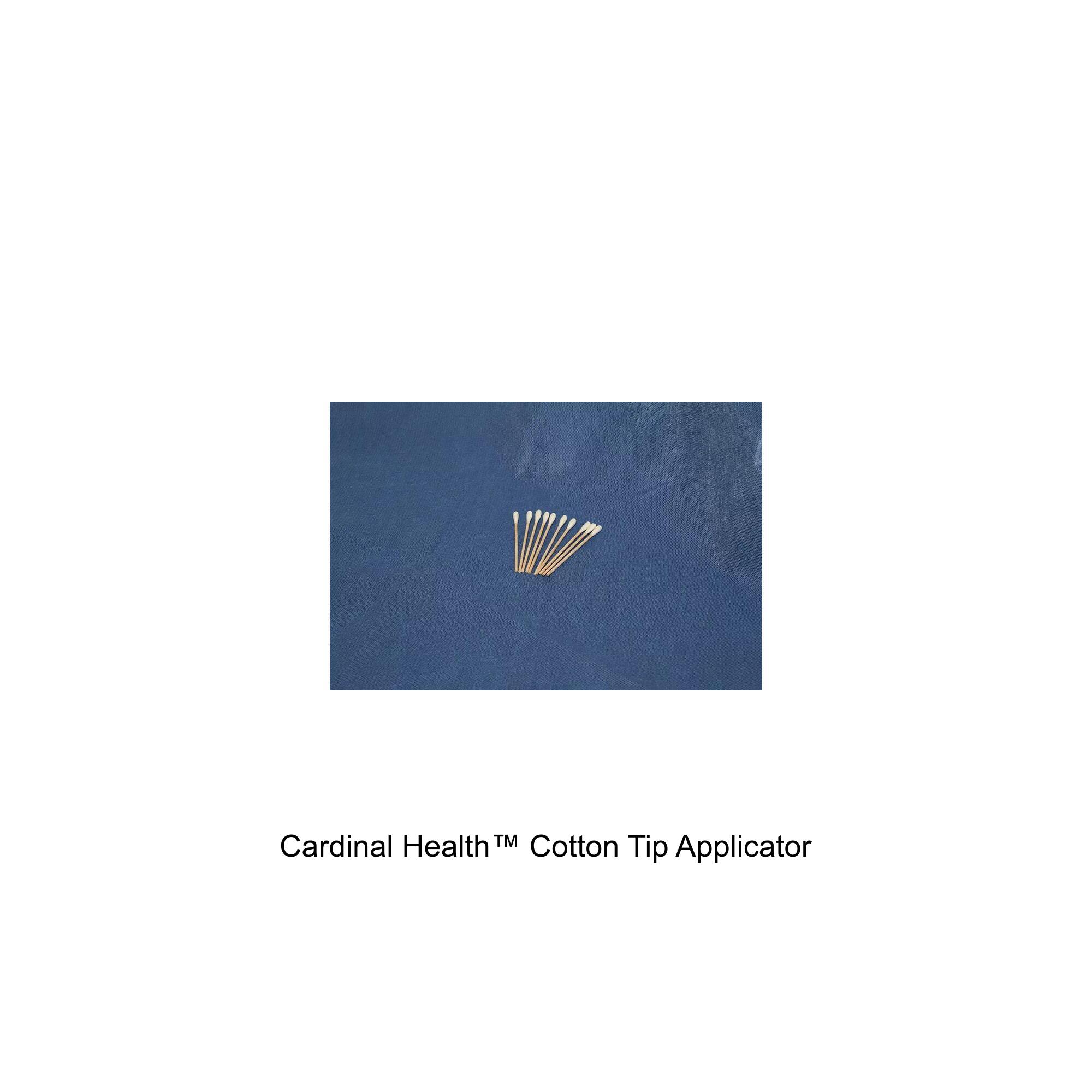 Cardinal Health™ Cotton Tip Applicator, Wood Shaft, 3IN, 10 Pack