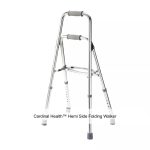 Cardinal Health™ Hemi Side Folding Walker, Bariatric, 29-36IN, 500LB