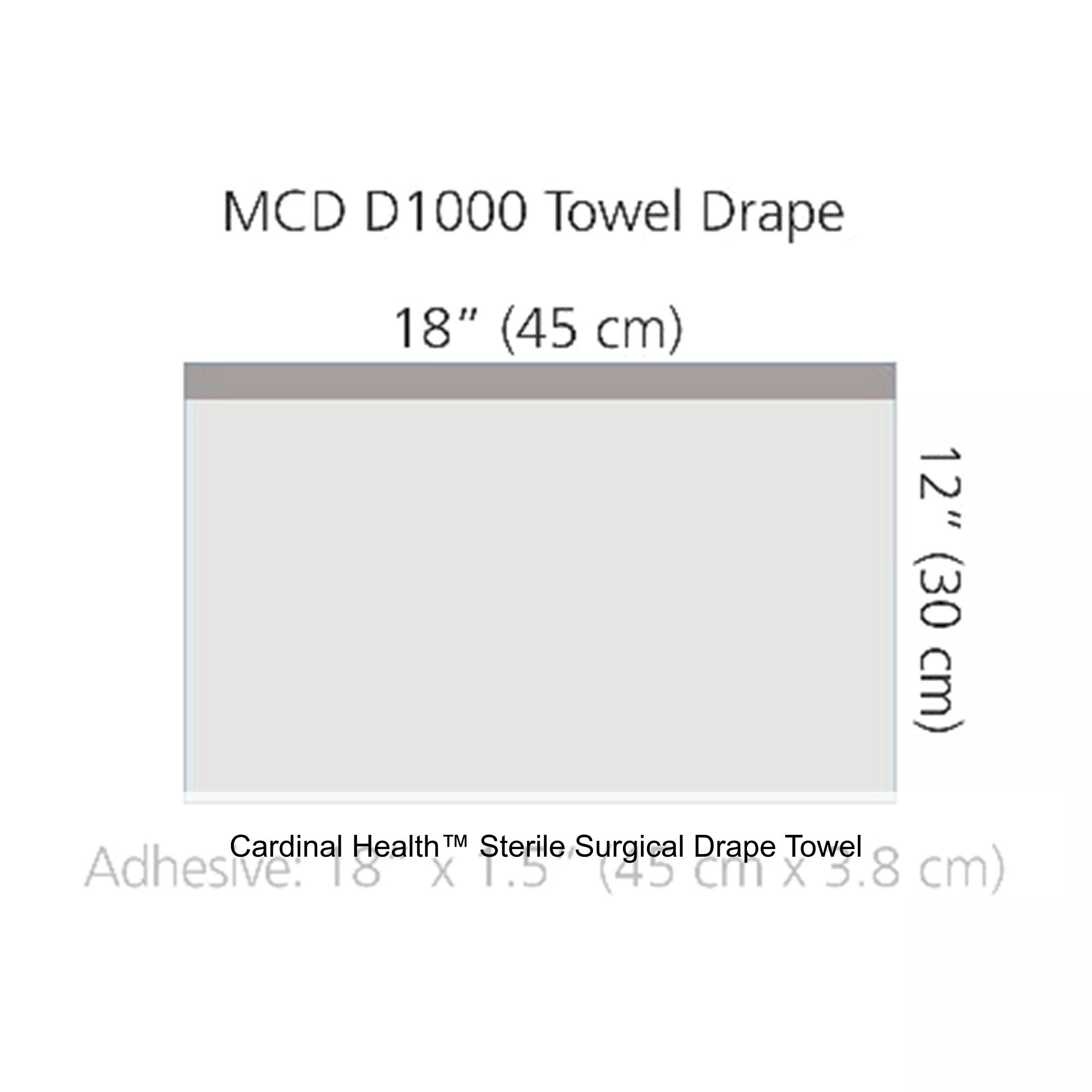 Cardinal Health™ Sterile Surgical Drape Towel, 18 x 12IN
