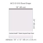 Cardinal Health™ Sterile Surgical Drape Towel, 18 x 24IN