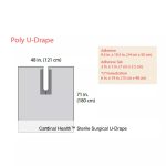 Cardinal Health™ Sterile Surgical U-Drape, 48 x 71IN