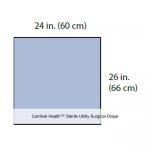 Cardinal Health™ Sterile Utility Surgical Drape, 24 x 26IN
