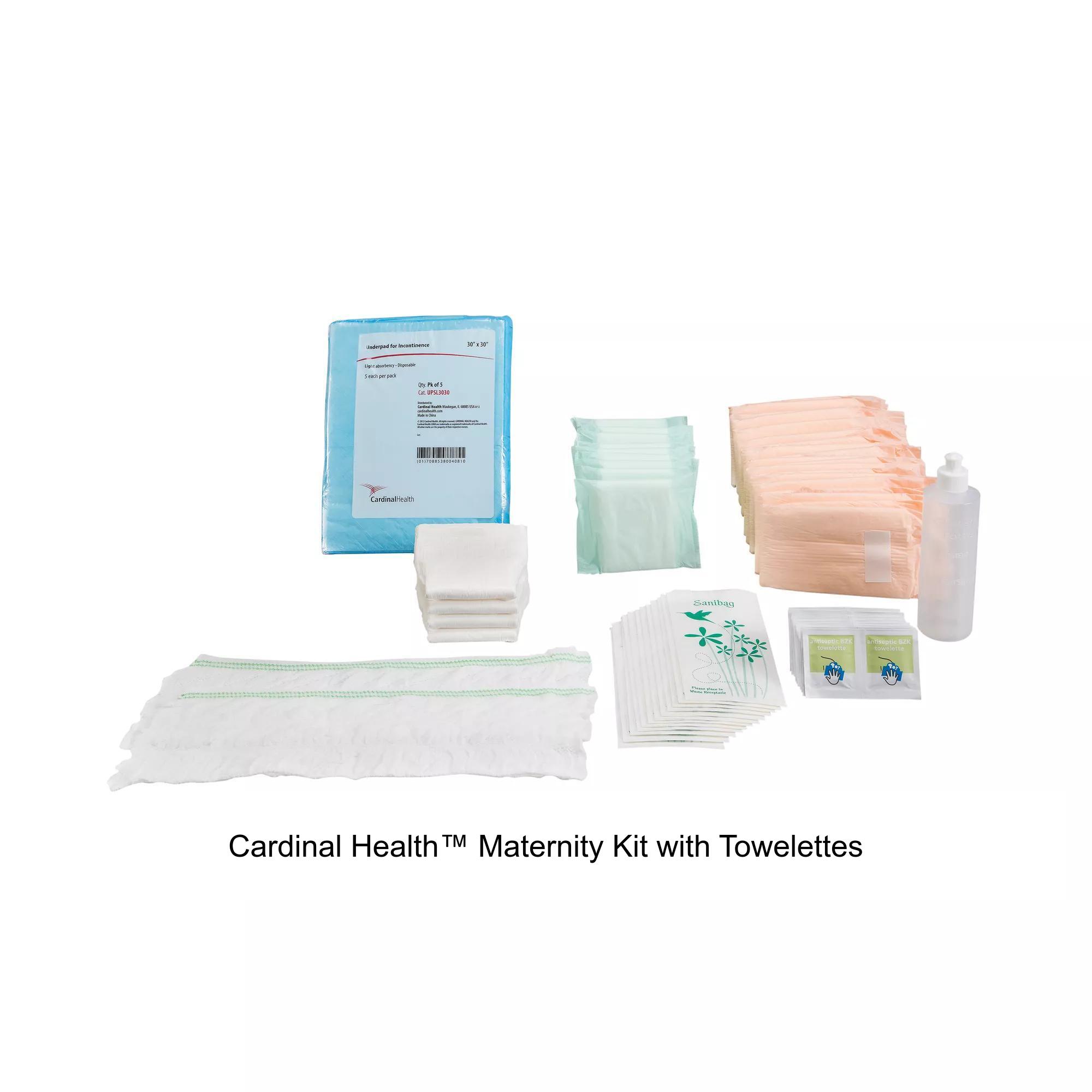 Cardinal Health™ Maternity Kit with Towelettes