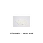 Cardinal Health™ Surgical Towel, X-Ray Detectable Cotton, 4PK, White, Sterile