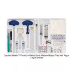 Cardinal Health™ Premium Safety Bone Marrow Biopsy Tray with Argon J-Type Needle, 11GA, 4IN, I-Type Needle, 15GA and Drug