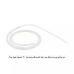 Cardinal Health™ Jackson-Pratt® Silicone Flat Surgical Drain, Full Channel without Trocar, 7MM, 20CM