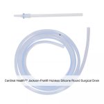 Cardinal Health™ Jackson-Pratt® Hubless Silicone Round Surgical Drain, 30CM Channel without Trocar, 19FR
