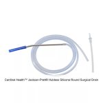 Cardinal Health™ Jackson-Pratt® Hubless Silicone Round Surgical Drain, 30CM Channel with Trocar, 19FR