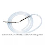 Cardinal Health™ Jackson-Pratt® Hubless Silicone Round Surgical Drain, 30CM Channel with Bendable Trocar, 15FR