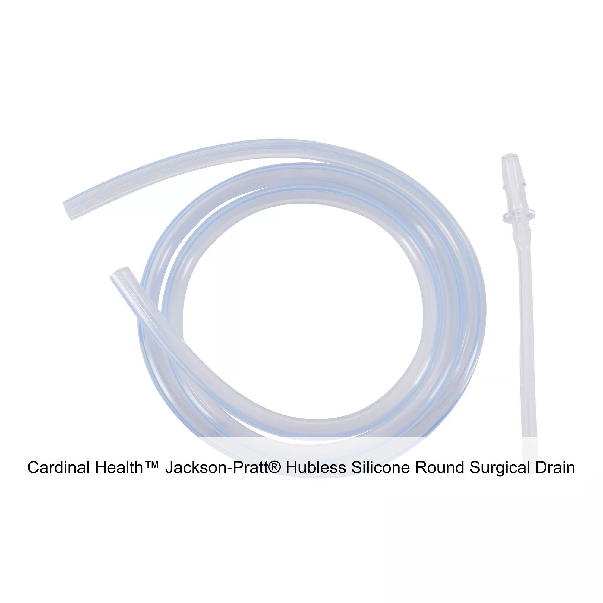 Cardinal Health™ Jackson-Pratt® Hubless Silicone Round Surgical Drain, 30CM Channel, 24FR, 43IN