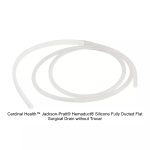 Cardinal Health™ Jackson-Pratt® Hemaduct® Silicone Fully Ducted Flat Surgical Drain without Trocar, 7MM, 20CM