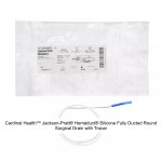 Cardinal Health™ Jackson-Pratt® Hemaduct® Silicone Fully Ducted Round Surgical Drain with Trocar, 10FR, 30CM