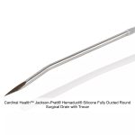 Cardinal Health™ Jackson-Pratt® Hemaduct® Silicone Fully Ducted Round Surgical Drain with Trocar, 19FR, 30CM