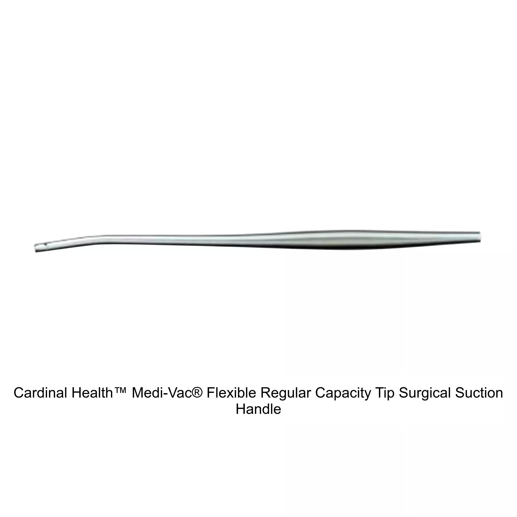 Cardinal Health™ Medi-Vac® Flexible Regular Capacity Tip Surgical Suction Handle, Vented