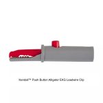 Kendall™ Push Button Alligator EKG Leadwire Clip, for 0.156IN (4MM) Pin