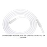Cardinal Health™ Medi-Vac® Sterile Non-Conductive Suction Tubing with Connector, 10FT, 0.188IN