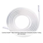 Cardinal Health™ Medi-Vac® Non-Sterile Non-Conductive Suction Tubing with Connector, 100FT, 1/4", Clear