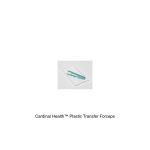 Cardinal Health™ Plastic Transfer Forceps, Serrated, 5IN