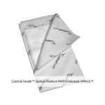 Cardinal Health™ Quilted Premium MVP Underpads WINGS™, Maximum Absorbency, Light Blue, 23 x 36IN