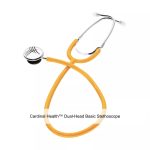 Cardinal Health™ Dual-Head Basic Stethoscope, Adult, Yellow