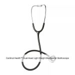 Cardinal Health™ Dual-Head Light Weight Mechanical Stethoscope, Adult, Black
