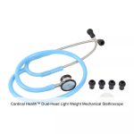Cardinal Health™ Dual-Head Light Weight Mechanical Stethoscope, Infant, Blue