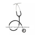 Cardinal Health™ Dual-Head Mechanical Stethoscope, Adult, Black