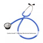 Cardinal Health™ Dual-Head Mechanical Stethoscope, Adult, Blue