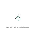 Cardinal Health™ Dual-Head Mechanical Stethoscope, Adult, Green