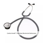 Cardinal Health™ Dual-Head Mechanical Stethoscope, Adult, Gray