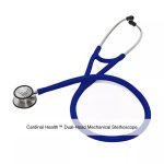 Cardinal Health™ Dual-Head Mechanical Stethoscope, Adult/Pediatric, Blue