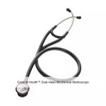 Cardinal Health™ Dual-Head Mechanical Stethoscope, Pediatric, Black