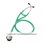 Cardinal Health™ Dual-Head Mechanical Stethoscope, Pediatric, Green