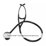 Cardinal Health™ Dual-Head Mechanical Stethoscope, Cardiology, All Black
