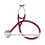 Cardinal Health™ Dual-Head Mechanical Stethoscope, Cardiology, Burgundy
