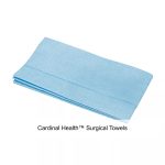 Cardinal Health™ Surgical Towels, Low Lint, 4PK, Blue, Sterile, 17 x 26IN