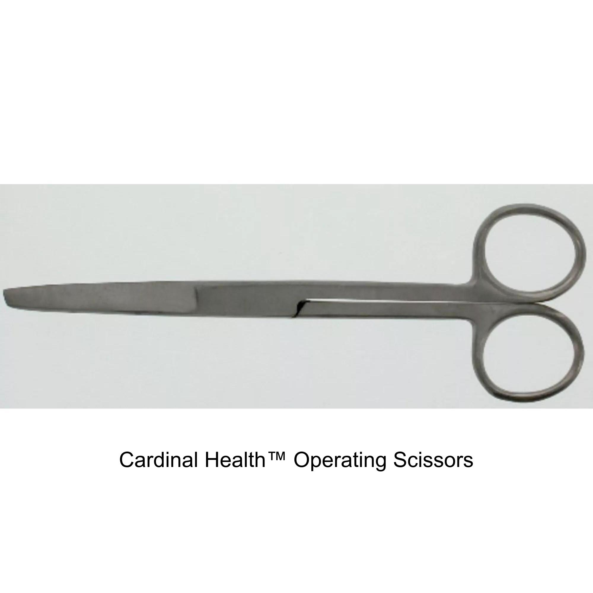 Cardinal Health™ Operating Scissors, Sharp/Blunt, Straight, Satin, 5 ...