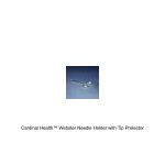 Cardinal Health™ Webster Needle Holder with Tip Protector, Fine Tip, Smooth Jaw, Large Ring, Polished, 6IN